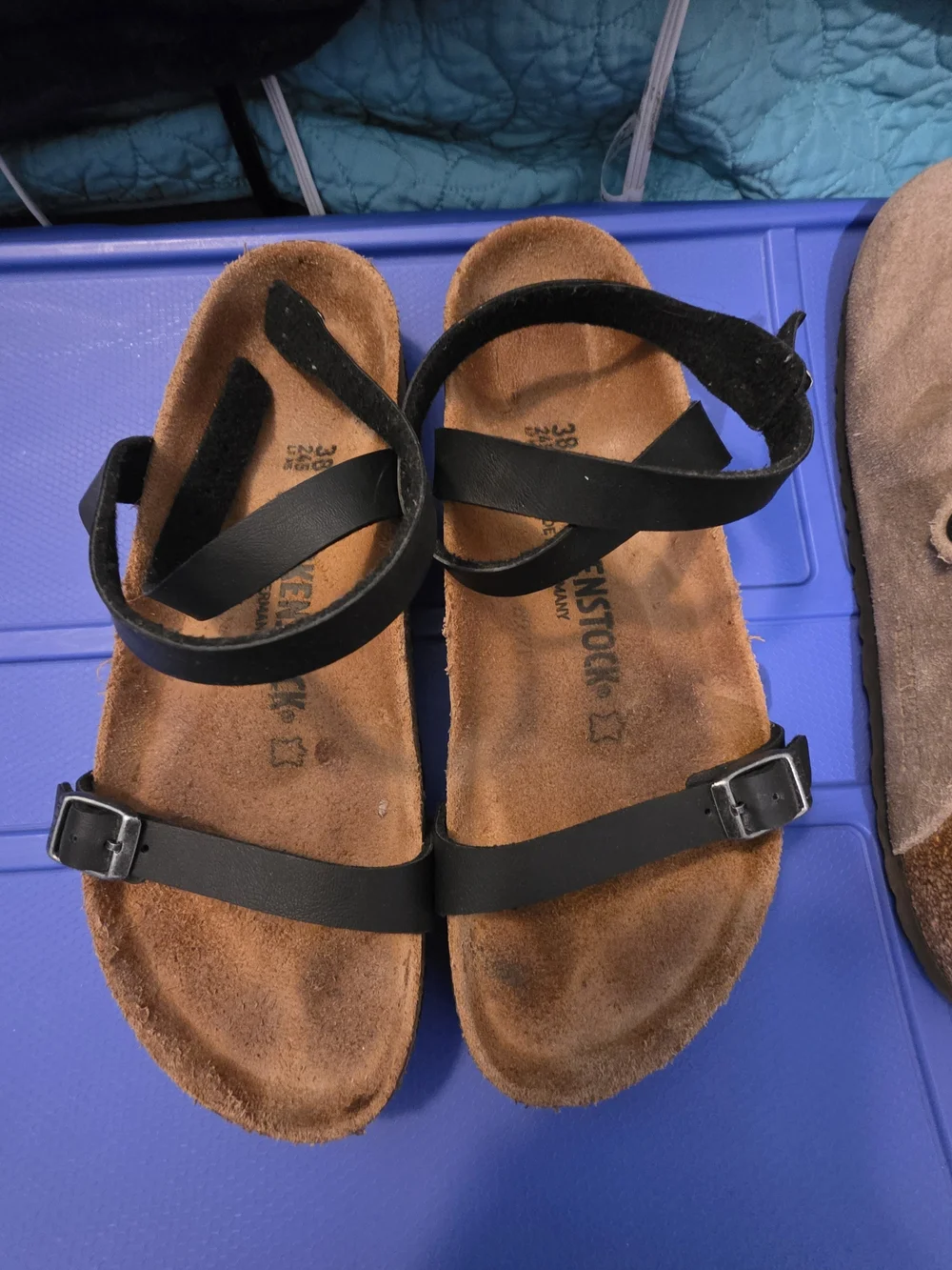 Birkenstock Women Daloa Sandals Black Narrow Width 38